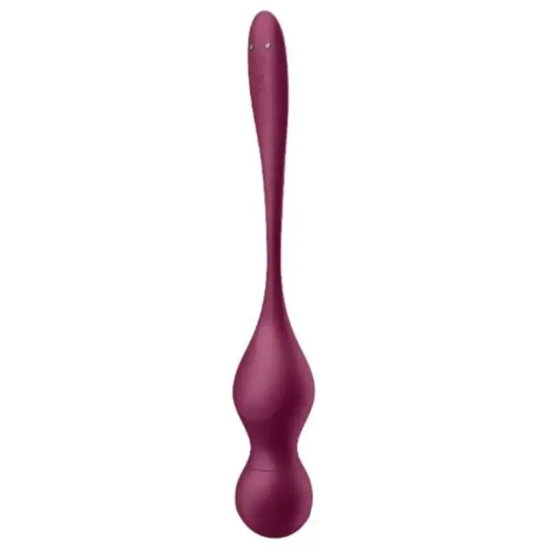 SATISFYER - LOVE BIRDS VARY BOLAS VIBRATÓRIAS APLICATIVO GRATUITO VINHO TINTO - Sexshoptuga 