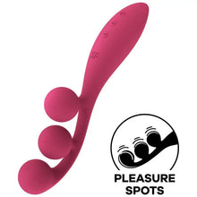 SATISFYER - MULTI VIBRADOR TRI BALL 1 VERMELHO - Sexshoptuga  Sexshoptuga 