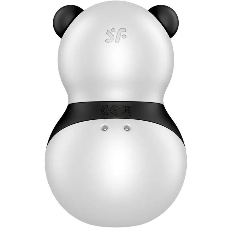 SATISFYER - POCKET PANDA ESTIMULADOR E VIBRADOR PRETO E BRANCO - Sexshoptuga 