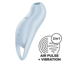 SATISFYER - POCKET PRO 1 ESTIMULADOR DE CLITÓRIS AZUL CLARO - Sexshoptuga  Sexshoptuga 