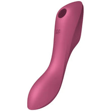 SATISFYER - VIBRADOR DE PULSO DE AR CURVY TRINITY 3 VERMELHO - Sexshoptuga  Sexshoptuga 