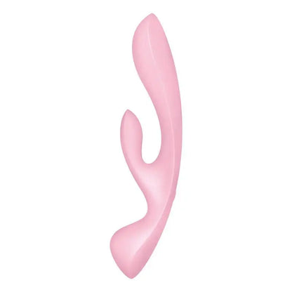 SATISFYER - VIBRAO HÍBRIDA TRIPLE OH ROSA - Sexshoptuga 