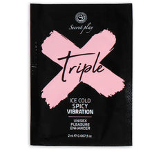 SECRETPLAY - INTENSIFICADOR DE DOSE ÚNICA TRIPLO X PRAZER - Sexshoptuga  Sexshoptuga 