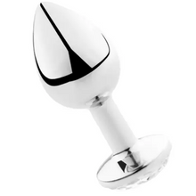 SECRETPLAY - PLUG ANAL ALUMÍNIO TRANSPARENTE 7CM - Sexshoptuga  Sexshoptuga 