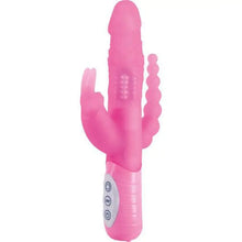 SEVEN CREATIONS - E COELHO SLIMINE TRIPLE PLAY VIBRADOR DE ESTIMULAO TRIPLA ROSA - Sexshoptuga  Sexshoptuga 