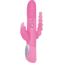 SEVEN CREATIONS - E COELHO TRIPLE PLAYVIBRADOR DE ESTIMULAO TRIPLA ROSA - Sexshoptuga  Sexshoptuga 