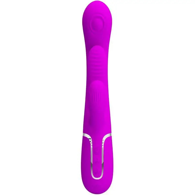 PRETTY LOVE - SHANIA TRIPLE RABBIT VIBRADOR MULTIFUNCIONAL ROSA - Sexshoptuga 