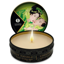 SHUNGA - MINI CARESS BY CANDELIGHT MASSAGE VELA T VERDE 30 ML - Sexshoptuga  Sexshoptuga 