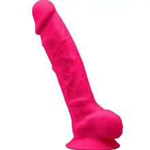 SILEXD - MODELO 1 PÊNIS REALÍSTICO PREMIUM SILEXPAN SILICONE FÚCSIA 20 CM - Sexshoptuga  Sexshoptuga 