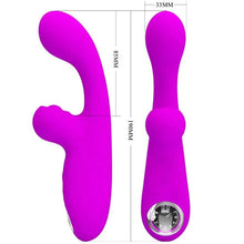 PRETTY LOVE - SKYLAR VIBRADOR ESTIMULADOR ROXO - Sexshoptuga  Sexshoptuga 