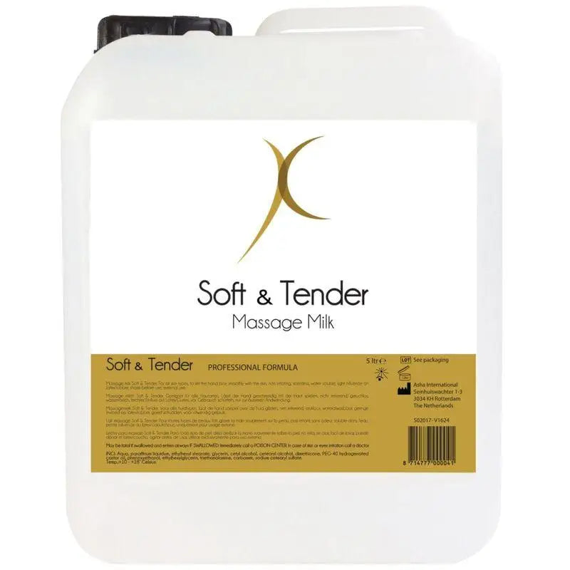 SOFT AND TENDER - LEITE MACIO E MACIO MASSAGEM 5000 ML - Sexshoptuga 