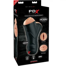 PDX ELITE - STROKER VIBRATÓRIO DE DUPLA PENETRAO - Sexshoptuga  Sexshoptuga 