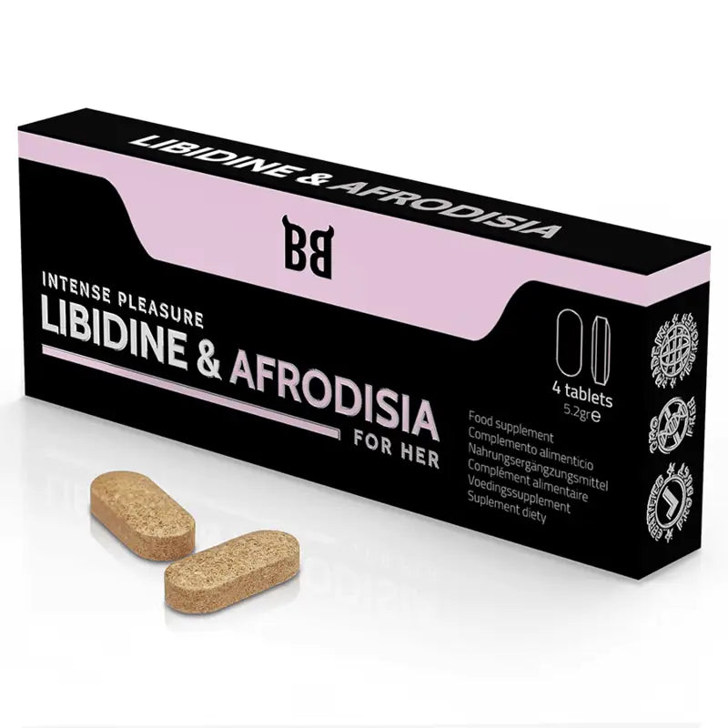 BLACK BULL - LIBIDINA E AFRODISIA PRAZER INTENSO PARA SEUS 4 COMPRIMIDOS - Sexshoptuga 