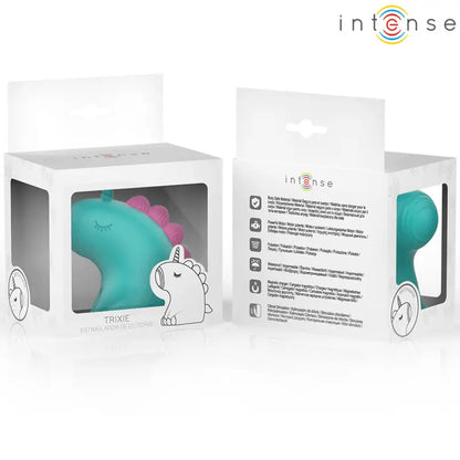 INTENSE - TRIXIE ESTIMULADOR VERDE UNICÓRNIO - Sexshoptuga 