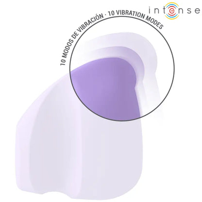 INTENSE - URSULA ESTIMULADOR 10 VIBRAÇÕES ROXO - Sexshoptuga 