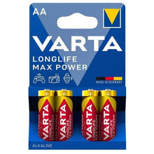 VARTA - BATERIA ALCALINA MAX POWER AA LR6 4 UNIDADES - Sexshoptuga  Sexshoptuga 