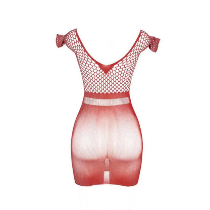 SUBBLIME - 951924 VESTIDO CURTO DE CROCHÊ VERMELHO GRILL TAMANHO ÚNICO - Sexshoptuga 