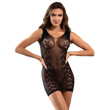 SUBBLIME - 952167 CURTO ELSTICO FISHNET VESTIDO PRETO TAMANHO ÚNICO - Sexshoptuga  Sexshoptuga 