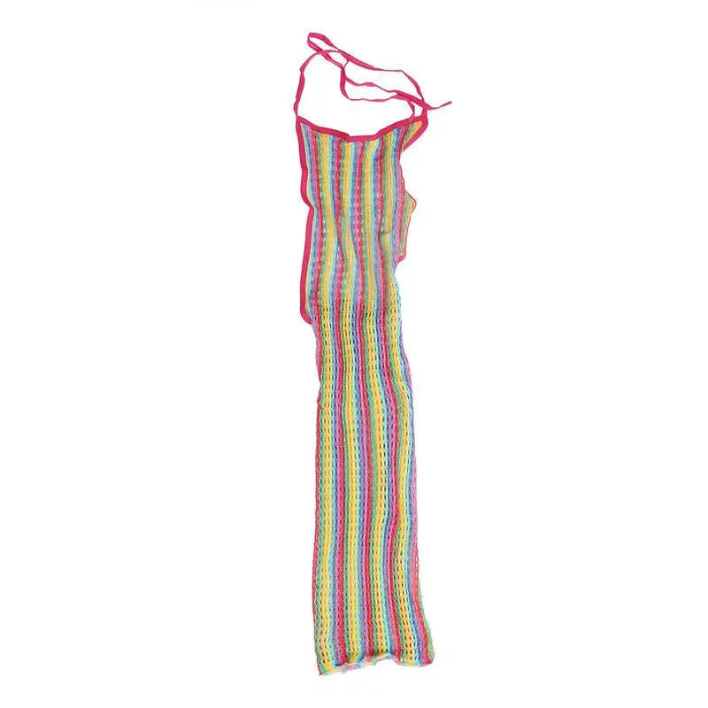 SUBBLIME - 952341 VESTIDO RAINBOW FISHNET TAMANHO ÚNICO - Sexshoptuga 