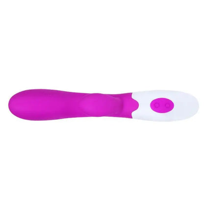 PRETTY LOVE - VIBRADOR ALVIS COM ESTIMULADOR DE CLITÓRIS - Sexshoptuga 