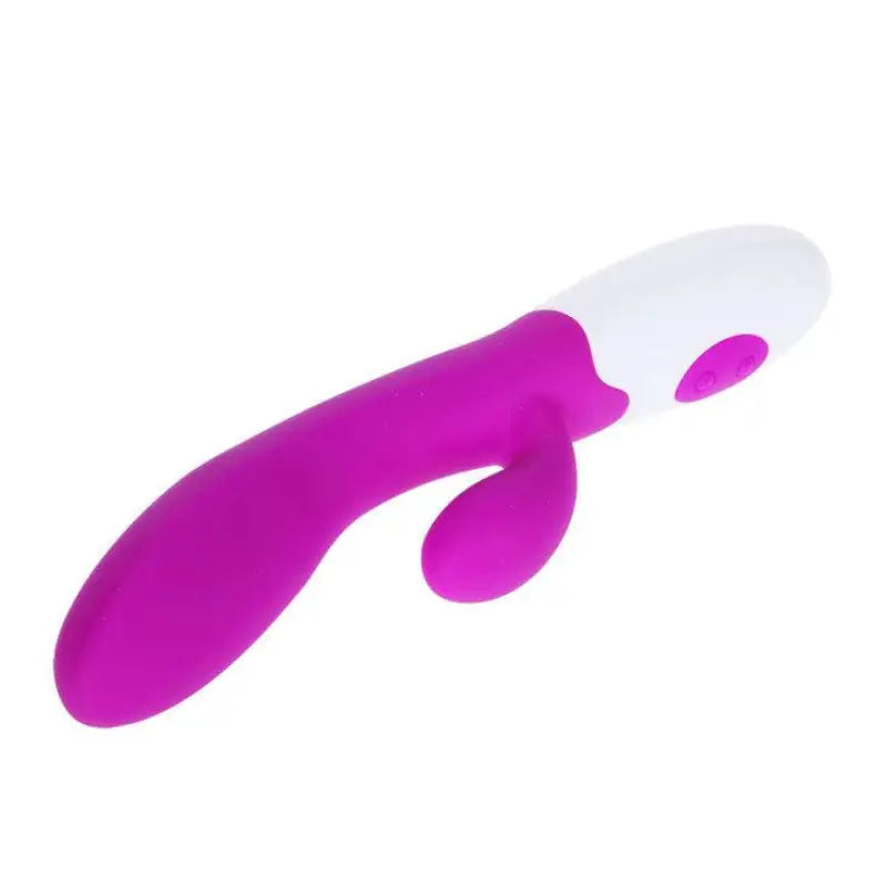 PRETTY LOVE - VIBRADOR ALVIS COM ESTIMULADOR DE CLITÓRIS - Sexshoptuga 