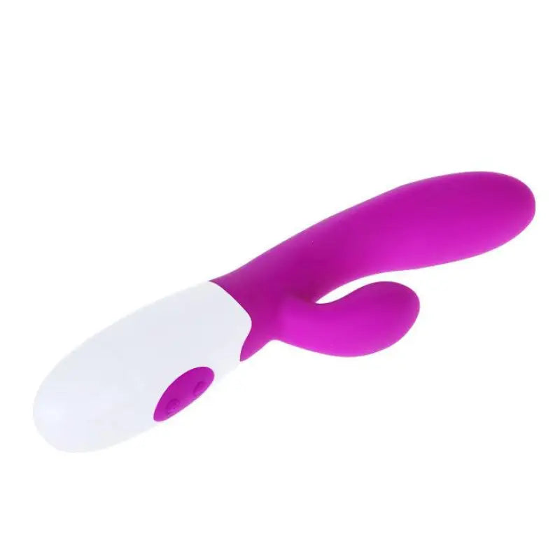 PRETTY LOVE - VIBRADOR ALVIS COM ESTIMULADOR DE CLITÓRIS - Sexshoptuga 