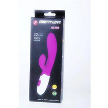 PRETTY LOVE - VIBRADOR ALVIS COM ESTIMULADOR DE CLITÓRIS - Sexshoptuga  Sexshoptuga 