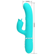 BONITO AMOR - VIBRADOR DE COELHO COM LAMBIDA AQUA VERDE - Sexshoptuga  Sexshoptuga 