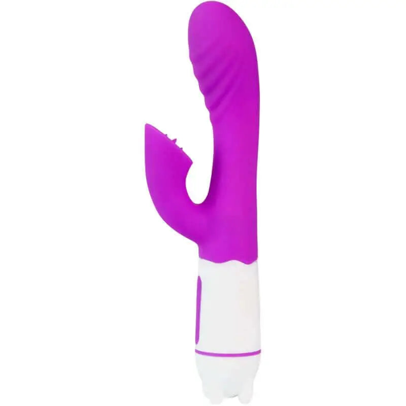 ARMONY - VIBRADOR E ESTIMULADOR HAPPY COM LÍNGUA RECARREGÁVEL VIOLETA - Sexshoptuga 