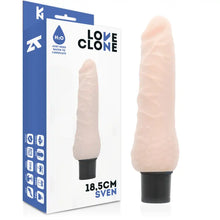 LOVECLONE - VIBRADOR AUTO LUBRIFICANTE SVEN 18.5 CM -O- 3.3 CM - Sexshoptuga  Sexshoptuga 