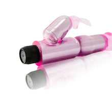 BAILE - VIBRADOR COM ESTIMULADOR ROSA AJUSTVEL - Sexshoptuga  Sexshoptuga 