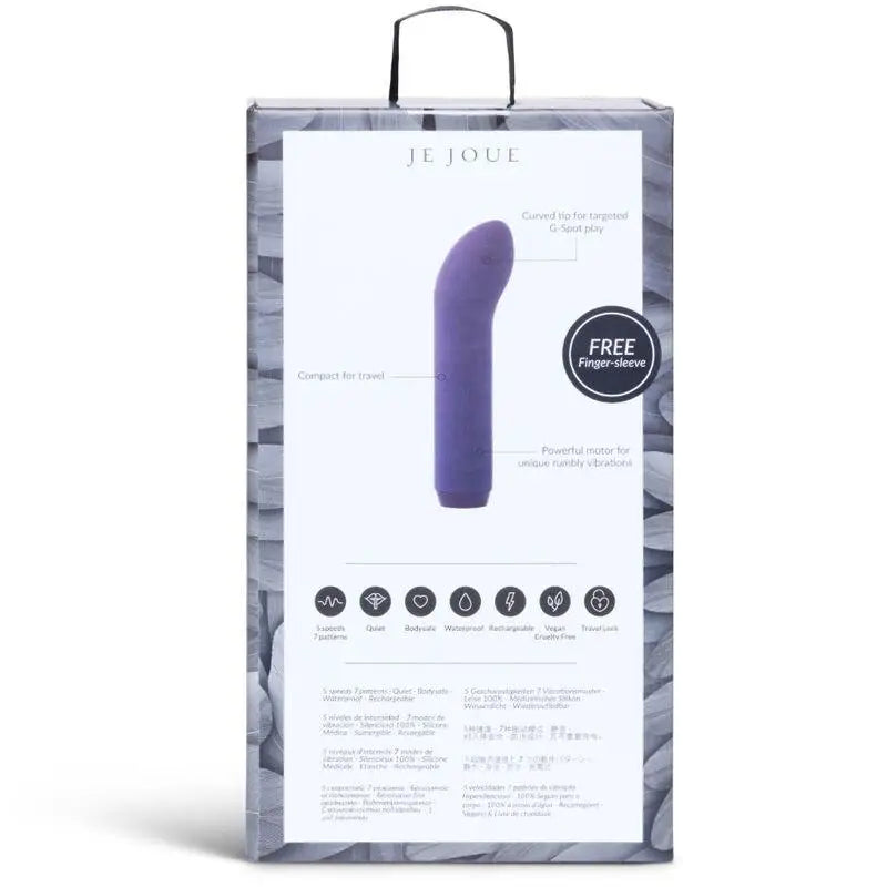 JE JOUE - VIBRADOR BALA G-SPOT ROXO - Sexshoptuga 