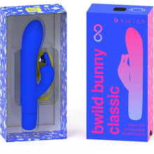 B SWISH - BWILD BUNNY INFINITE CLASSIC RECARREGVEL VIBRADOR AZUL SILICONE - Sexshoptuga  Sexshoptuga 