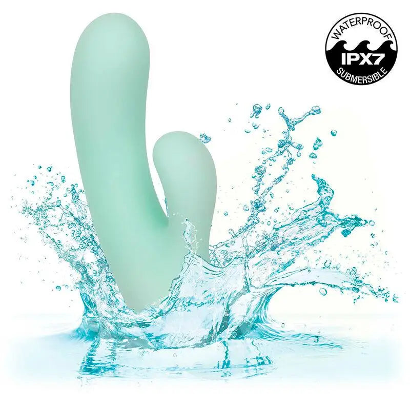 CALEXOTICS - PACIFICA FIJI VIBRADOR E ESTIMULADOR PONTO G 10 VIBRAÇÕES AQUA - Sexshoptuga 