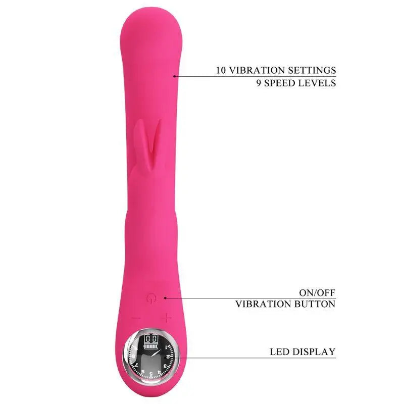 PRETTY LOVE - VIBRADOR DE COELHO LAMAR E PONTO G ROSA - Sexshoptuga 