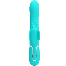 PRETTY LOVE - VIBRADOR COELHO MULTIFUNÇÕES 4 EM 1 BUTTERFLY AQUA VERDE - Sexshoptuga  Sexshoptuga 