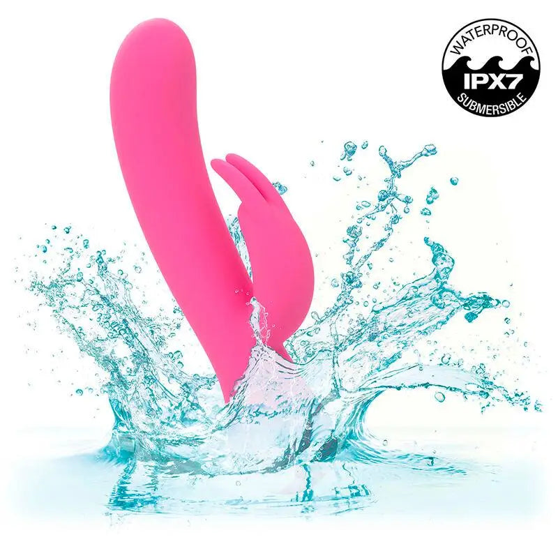 CALEXOTICS - FIRST TIME VIBRADOR COELHO RECARREGÁVEL ROSA - Sexshoptuga 