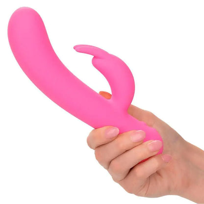 CALEXOTICS - FIRST TIME VIBRADOR COELHO RECARREGÁVEL ROSA - Sexshoptuga 