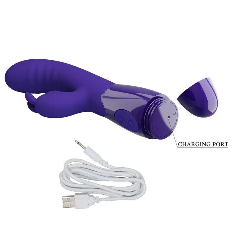 PRETTY LOVE - VIBRADOR DE COELHO VIOLETA CERBERUS YOUTH - Sexshoptuga 