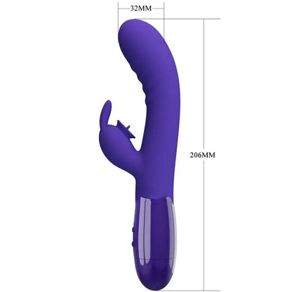 PRETTY LOVE - VIBRADOR DE COELHO VIOLETA CERBERUS YOUTH - Sexshoptuga 