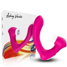 ARMONY - SECRETKISS LICKING CLITÓRIS VIBRATÓRIO E VIBRADOR CURVO FÚCSIA - Sexshoptuga  Sexshoptuga 