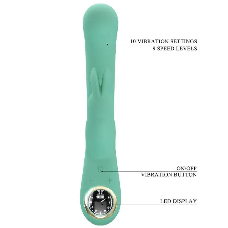 PRETTY LOVE - VIBRADOR DE COELHO LAMAR E PONTO G VERDE - Sexshoptuga 