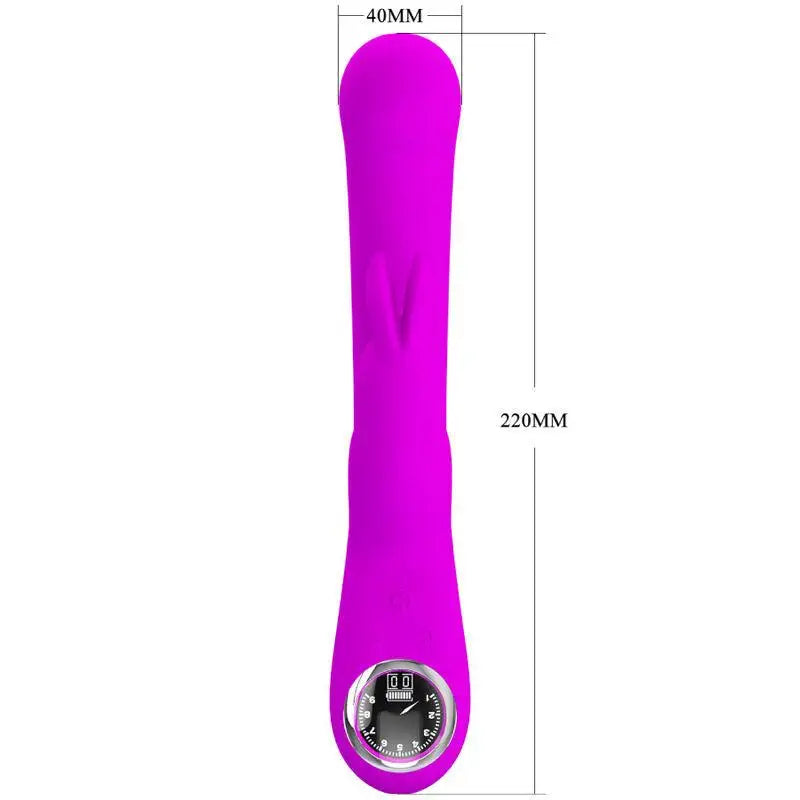 PRETTY LOVE - VIBRADOR DE COELHO LAMAR E PONTO G VIOLETA - Sexshoptuga 