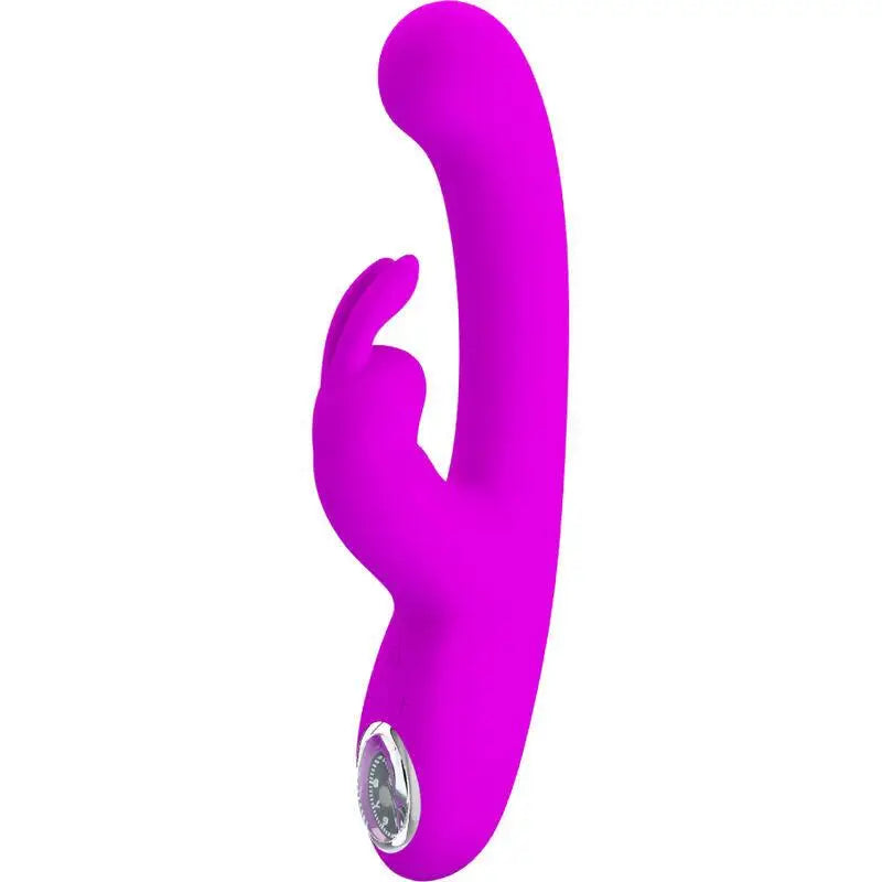 PRETTY LOVE - VIBRADOR DE COELHO LAMAR E PONTO G VIOLETA - Sexshoptuga 