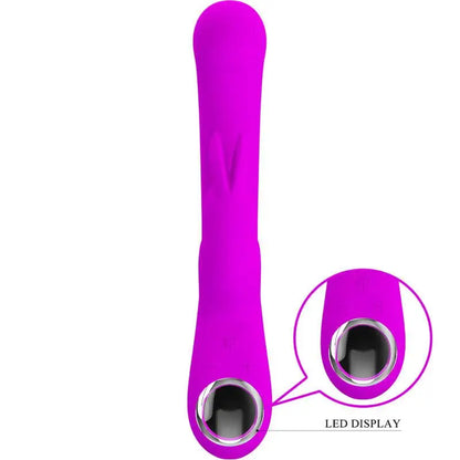 PRETTY LOVE - VIBRADOR DE COELHO LAMAR E PONTO G VIOLETA - Sexshoptuga 