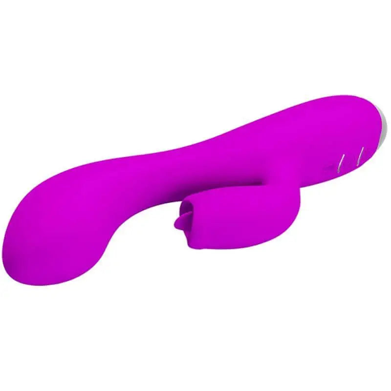 PRETTY LOVE - VIBRADOR DE COELHO RECARREGVEL GLORIA - ROXO IMPERMEVEL - Sexshoptuga 