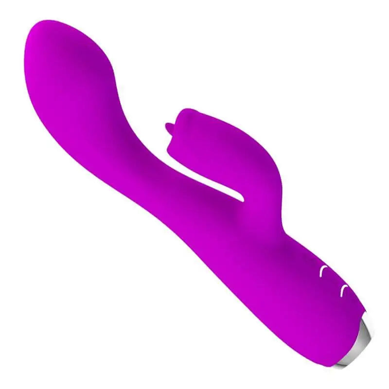 PRETTY LOVE - VIBRADOR DE COELHO RECARREGVEL GLORIA - ROXO IMPERMEVEL - Sexshoptuga 