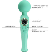 PRETTY LOVE - VIBRADOR DE VARINHA VERDE SKYLER - Sexshoptuga  Sexshoptuga 