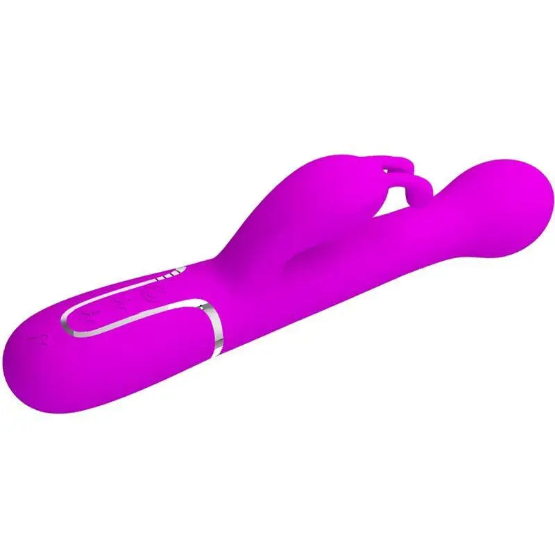 PRETTY LOVE - VIBRADOR DEJON COELHO 3 EM 1 MULTIFUNO VIOLETA - Sexshoptuga 