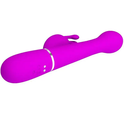 PRETTY LOVE - VIBRADOR DEJON COELHO 3 EM 1 MULTIFUNO VIOLETA - Sexshoptuga 